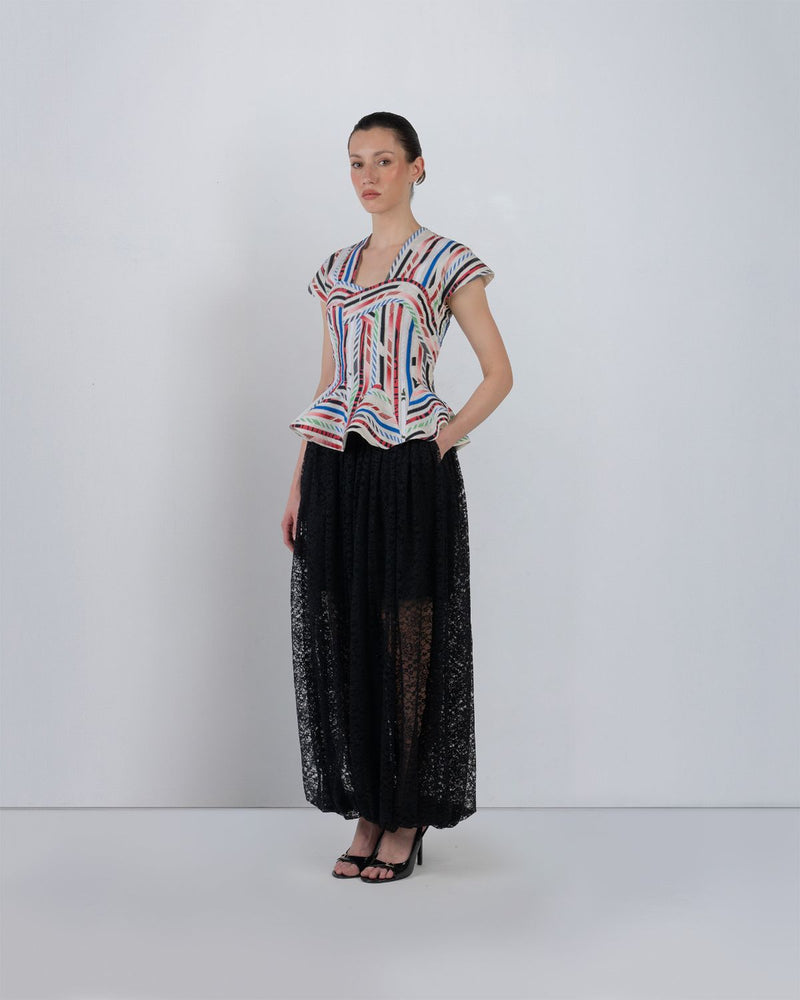 SIA TOP - Multicolour top/shirt by Leh Studios in multicolour for women in Singapore