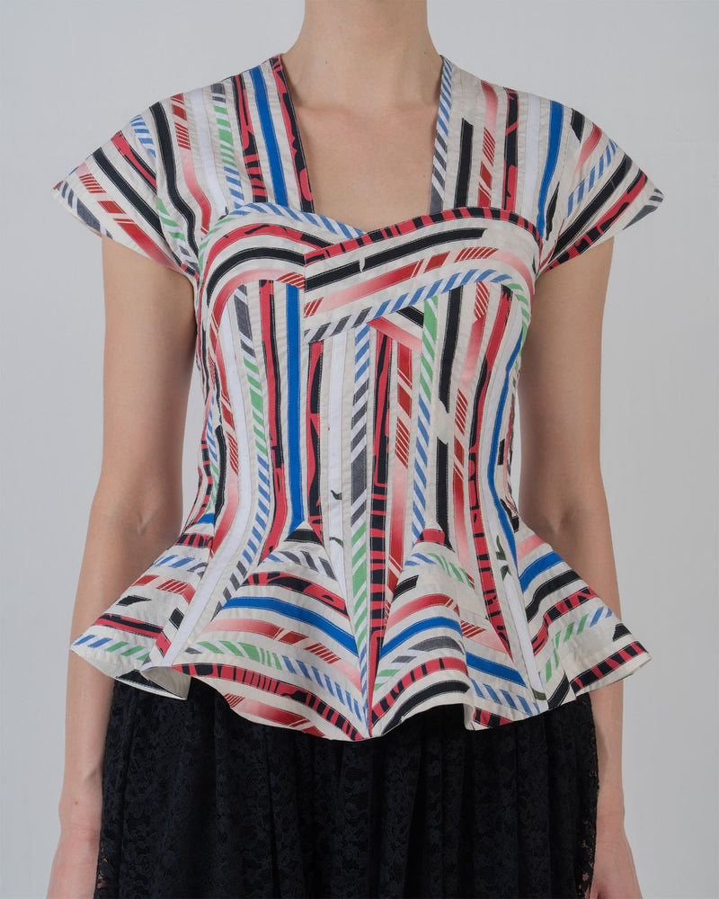 SIA TOP - Multicolour top/shirt by Leh Studios in multicolour for women in Singapore