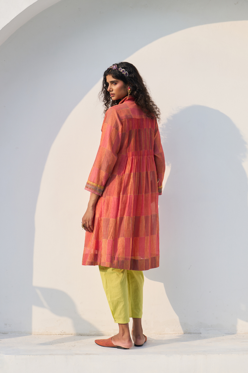 Wee Pant cotton by SWATTI KAPOOR in yellow color for women in Singapore