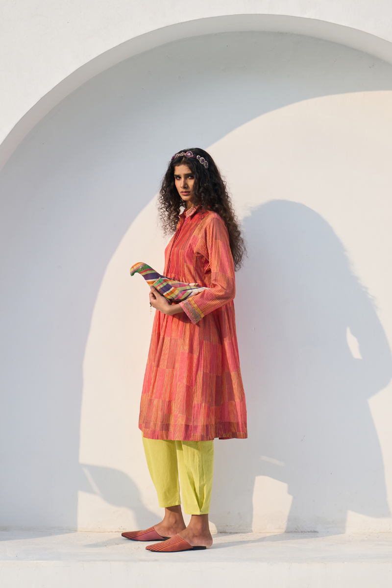 Sia Set cotton by SWATTI KAPOOR in multi color for women in Singapore