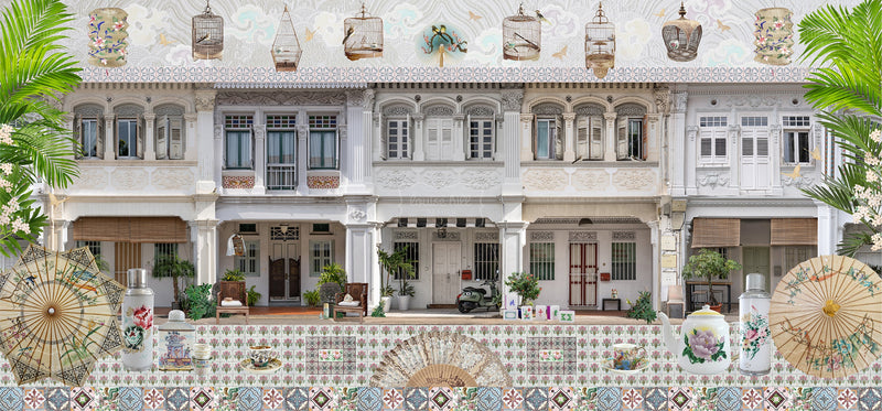 Singapore Shophouses In Heritage Neutrals