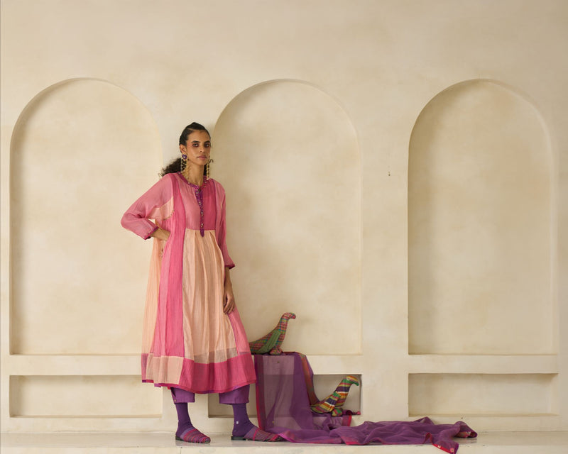 Jack Dupatta cotton by SWATTI KAPOOR in purple color for women in Singapore