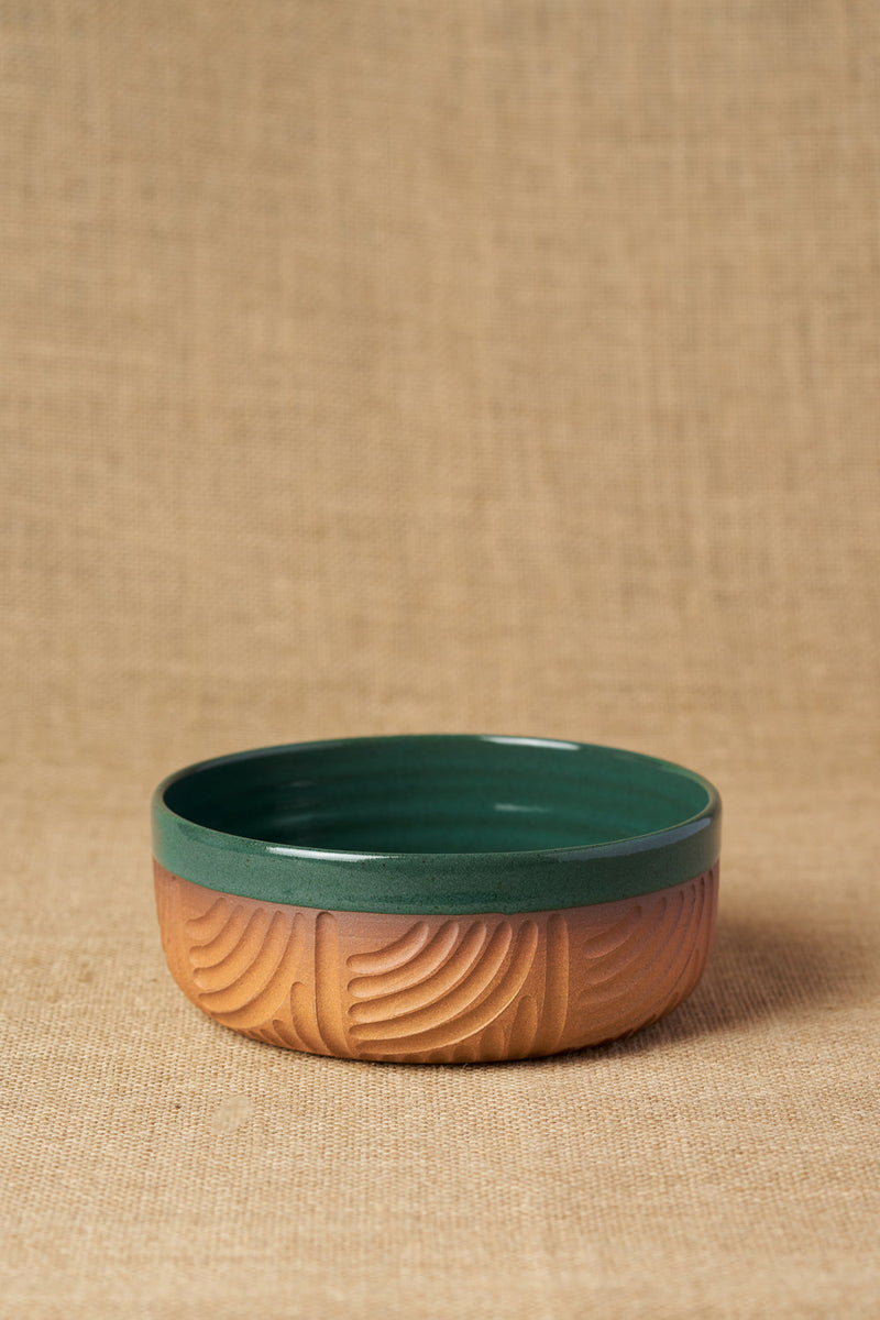 Gata Loop Medium Serving Bowl-Two Tone