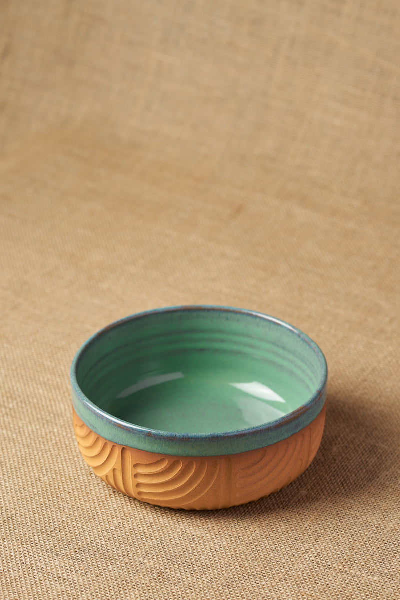 Gata Loop Medium Serving Bowl-Two Tone