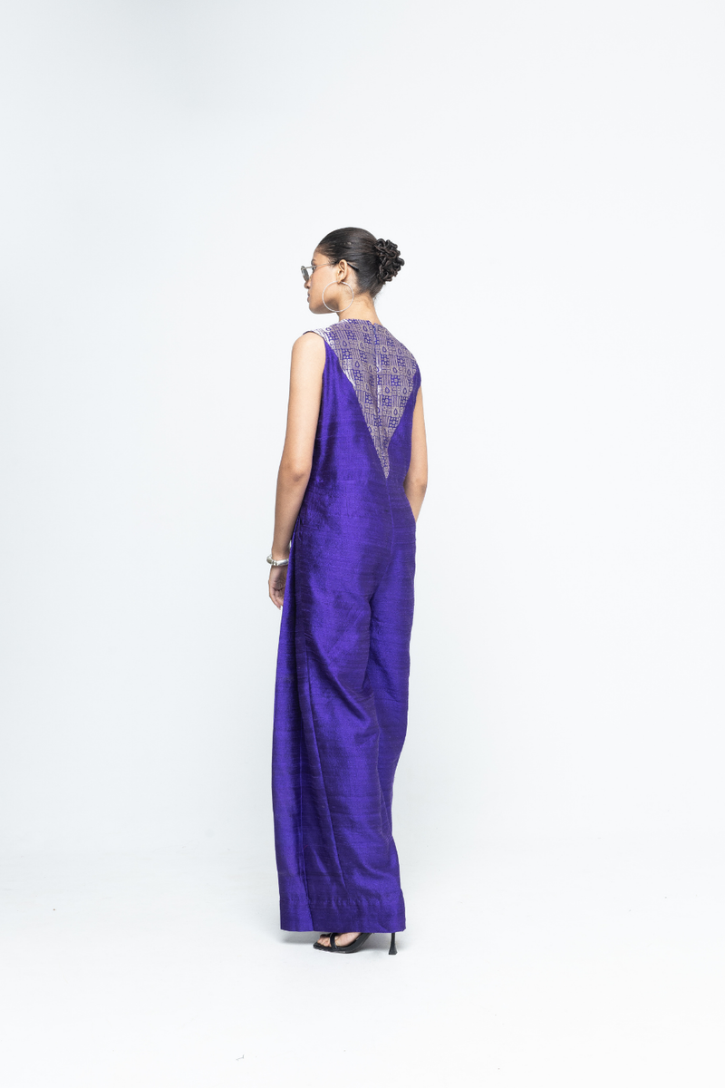 Reha - Statement Jumpsuit - Purple