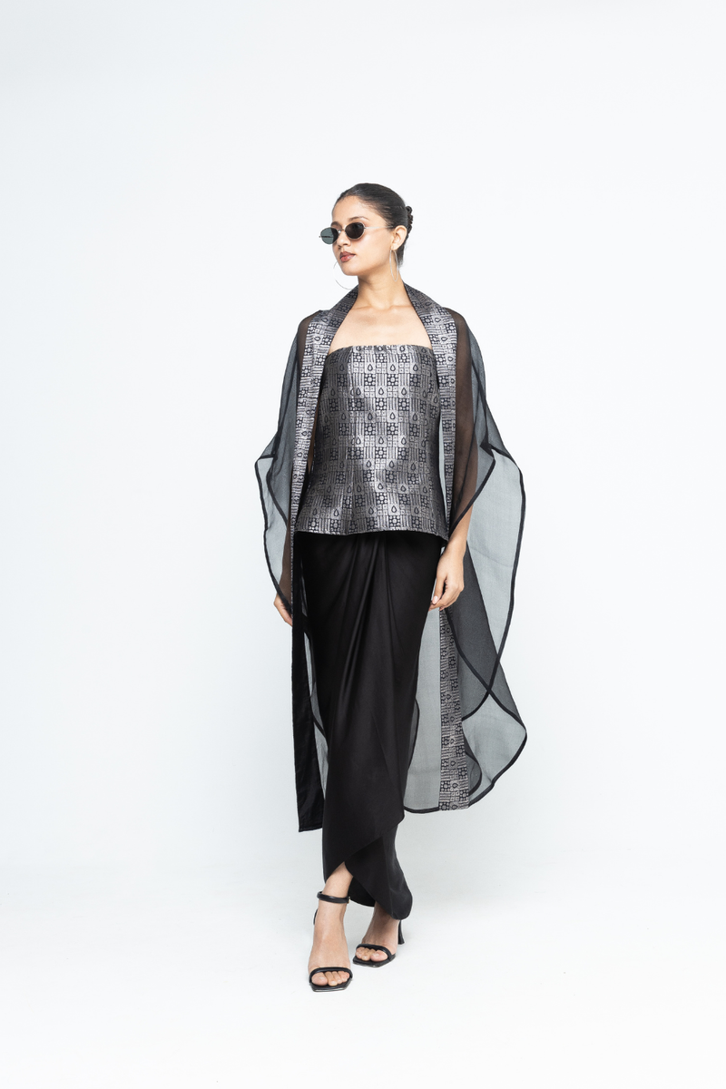 Dela Cape set - Black