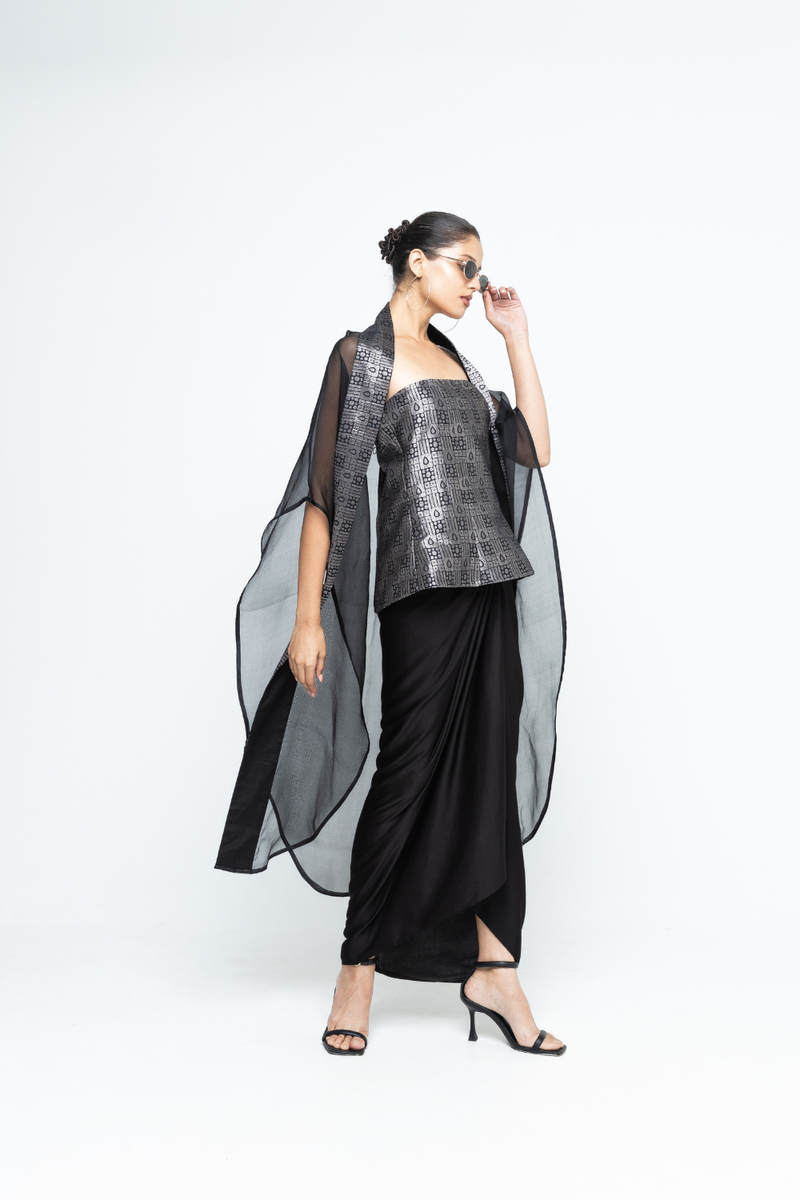 Dela Cape set - Black