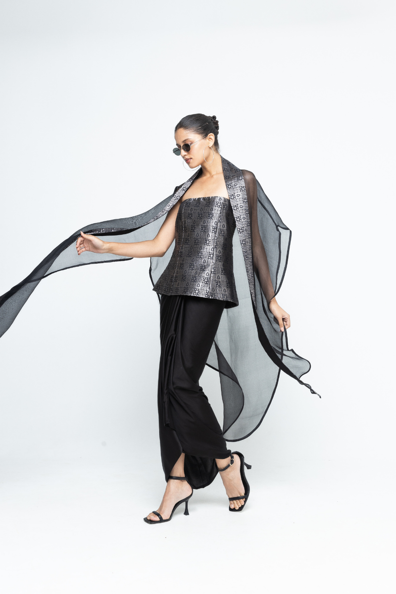 Dela Cape set - Black