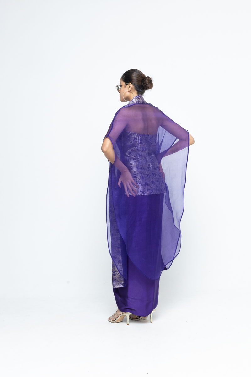 Dela Cape set - Purple