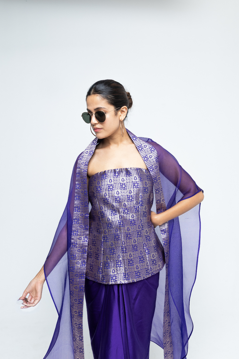 Dela Cape set - Purple