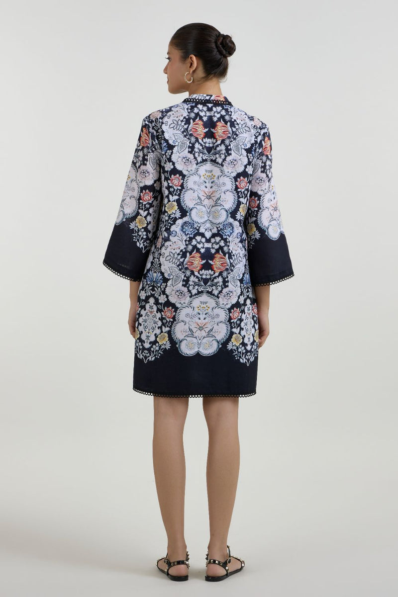 Valerie Shift Dress linen dress by SOBARIKO for women in Singapore