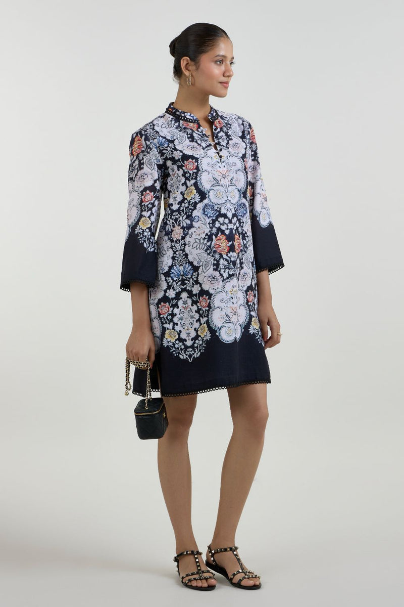 Valerie Shift Dress linen dress by SOBARIKO for women in Singapore