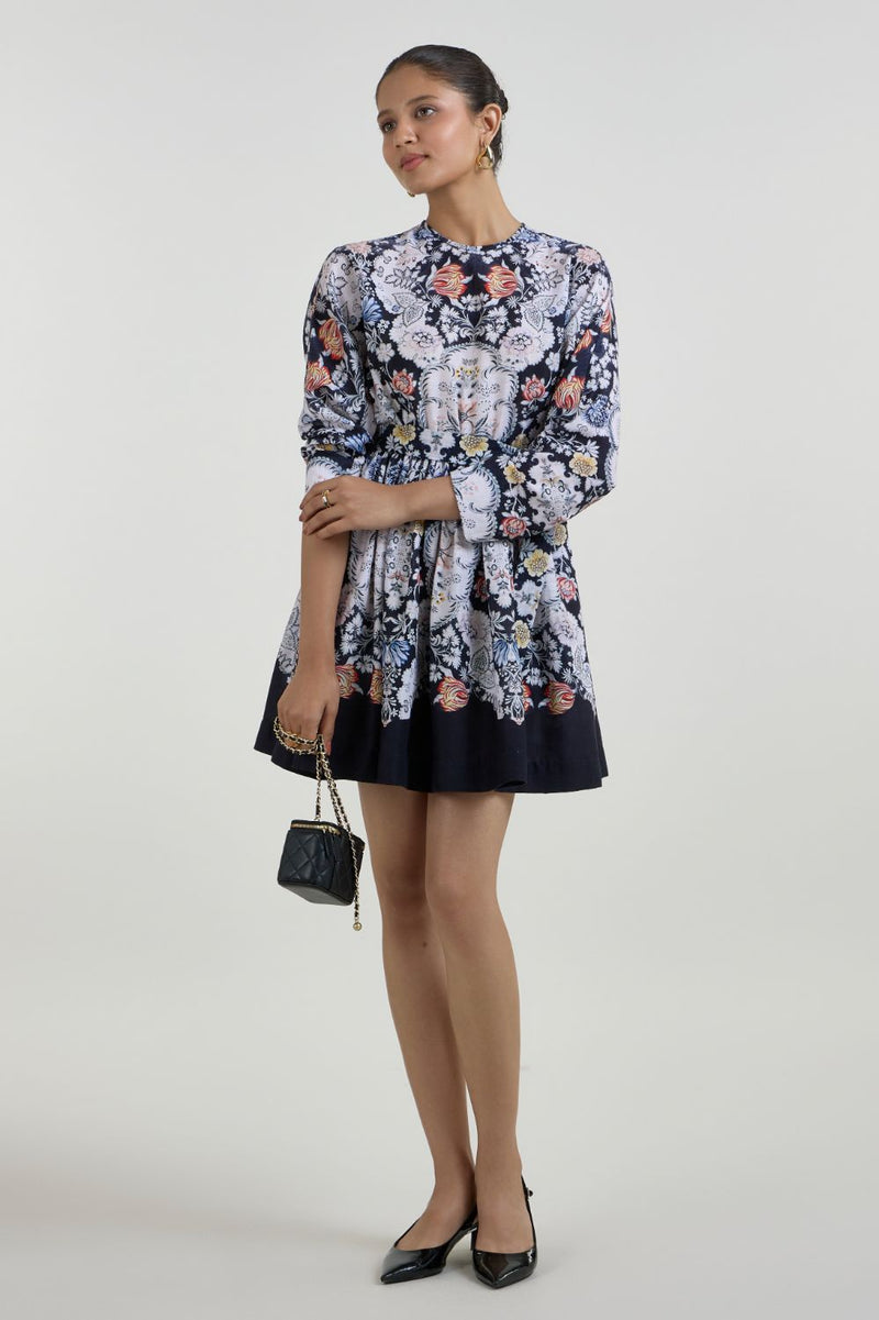 Valerie Mini Dress linen dress by SOBARIKO for women in Singapore