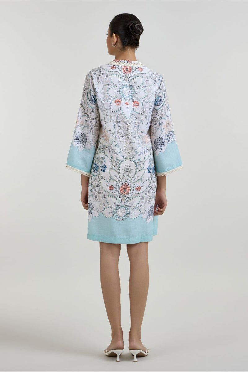 Tyla Shift Dress linen dress by SOBARIKO for women in Singapore