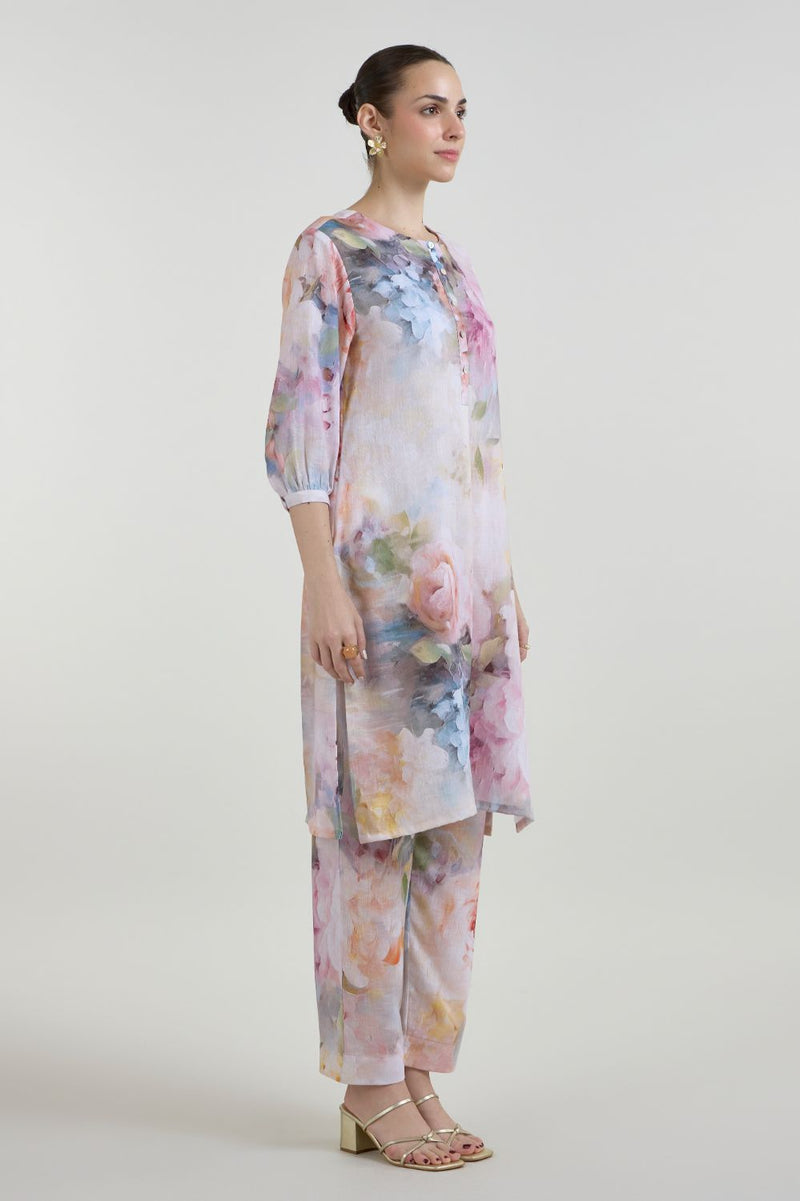 Olivia Kurta Set linen co-ord set by SOBARIKO for women in Singapore