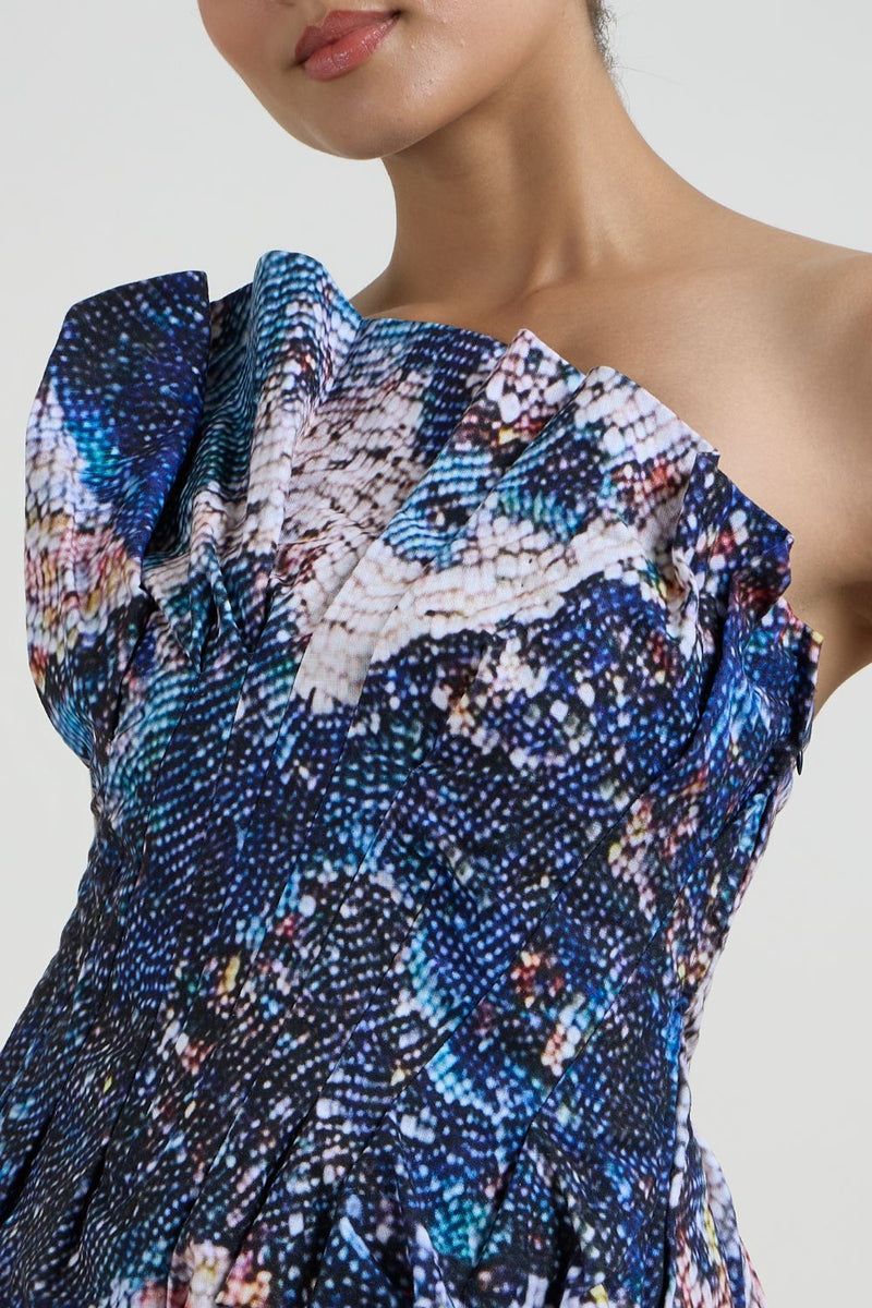 Mosaic Fanfare Set linen co-ord set by SOBARIKO in multicolor for women in Singapore