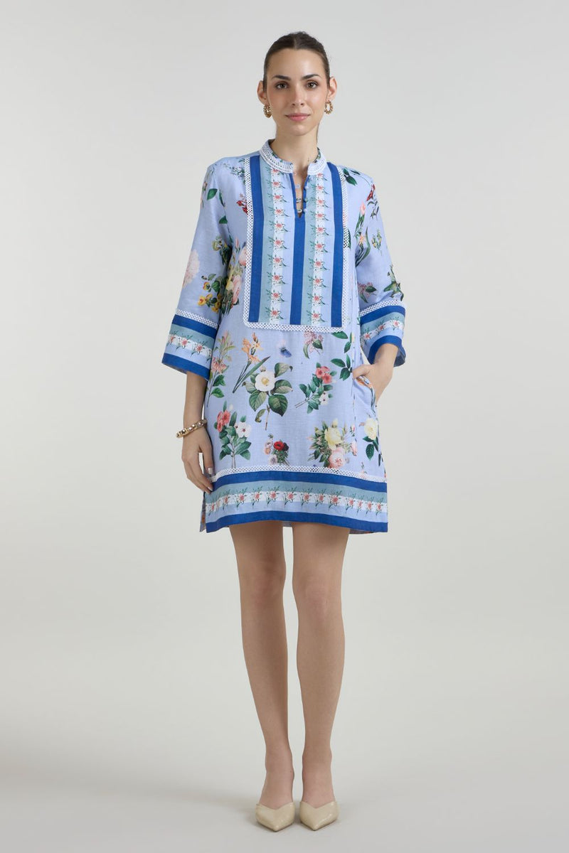 Blaire Shift Dress linen dress by SOBARIKO for women in Singapore