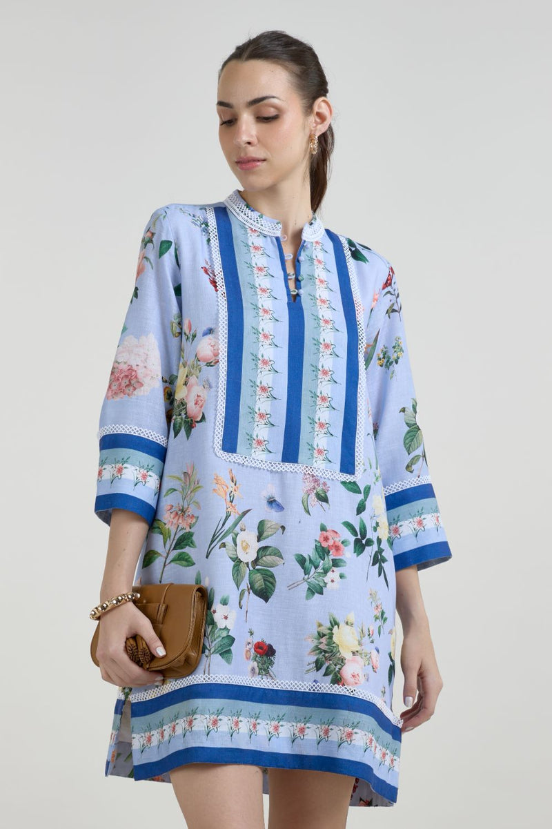 Blaire Shift Dress linen dress by SOBARIKO for women in Singapore