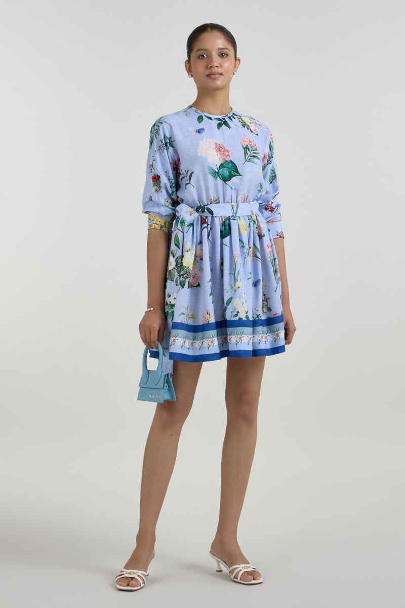 Blaire Mini Dress linen dress by SOBARIKO for women in Singapore