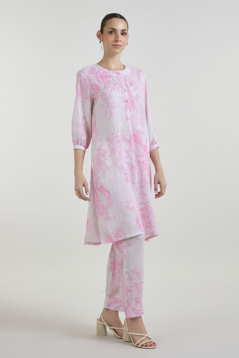 Rosia Kurta Set linen co-ord set by SOBARIKO for women in Singapore