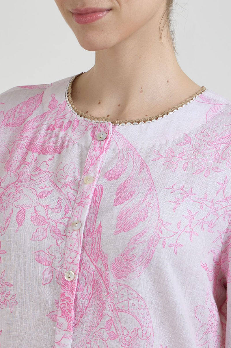Rosia Kurta Set linen co-ord set by SOBARIKO for women in Singapore