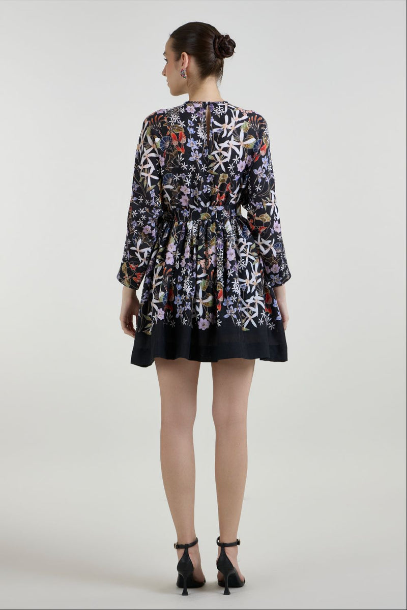 Eliza Mini Dress linen dress by SOBARIKO for women in Singapore