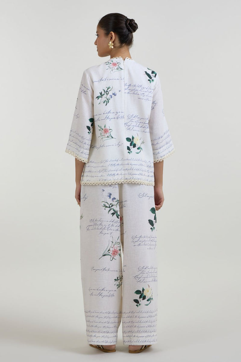 Poetry Tunic Set linen co-ord set by SOBARIKO for women in Singapore