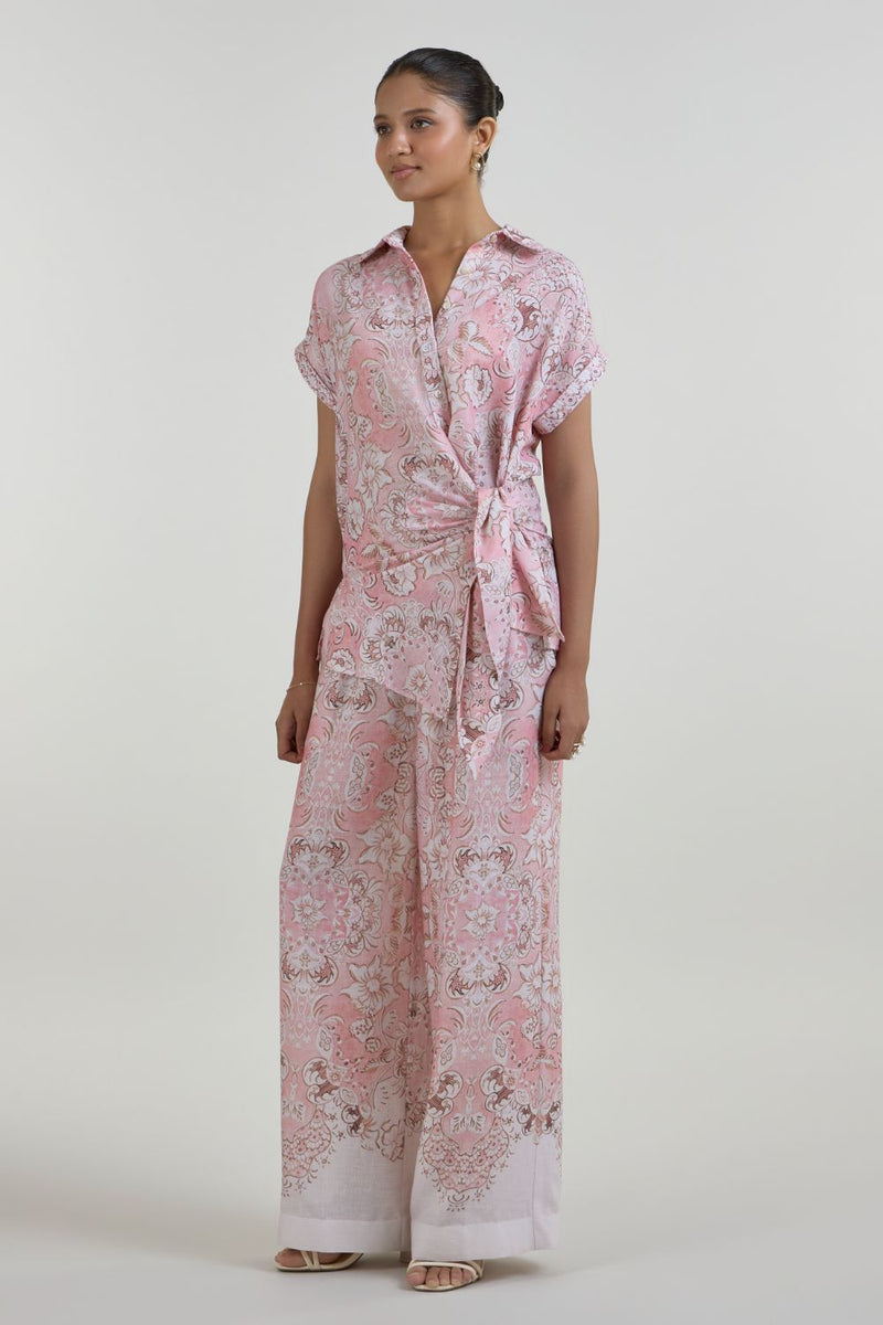 Anna Twist Co-ord linen co-ord set by SOBARIKO for women in Singapore