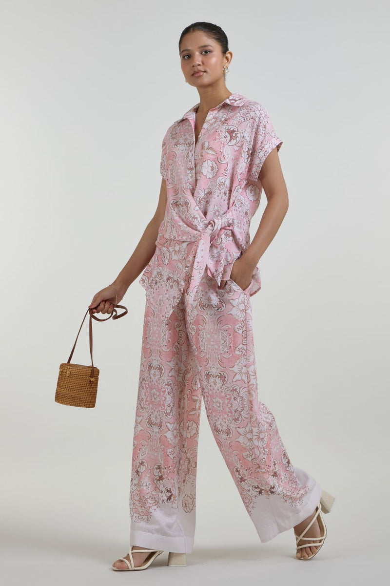 Anna Twist Co-ord linen co-ord set by SOBARIKO for women in Singapore