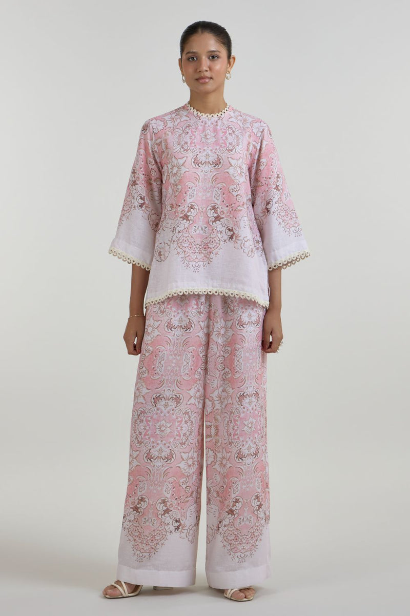 Anna Tunic set linen co-ord set by SOBARIKO for women in Singapore