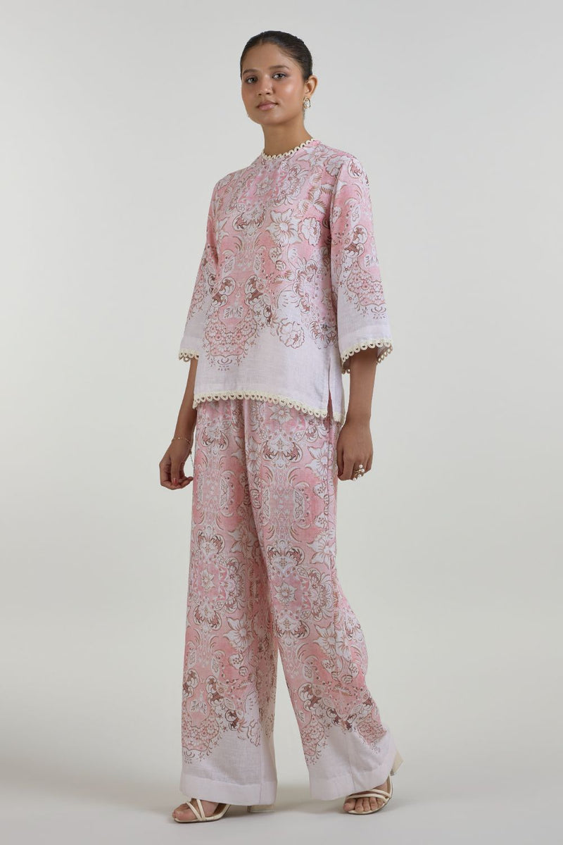 Anna Tunic set linen co-ord set by SOBARIKO for women in Singapore