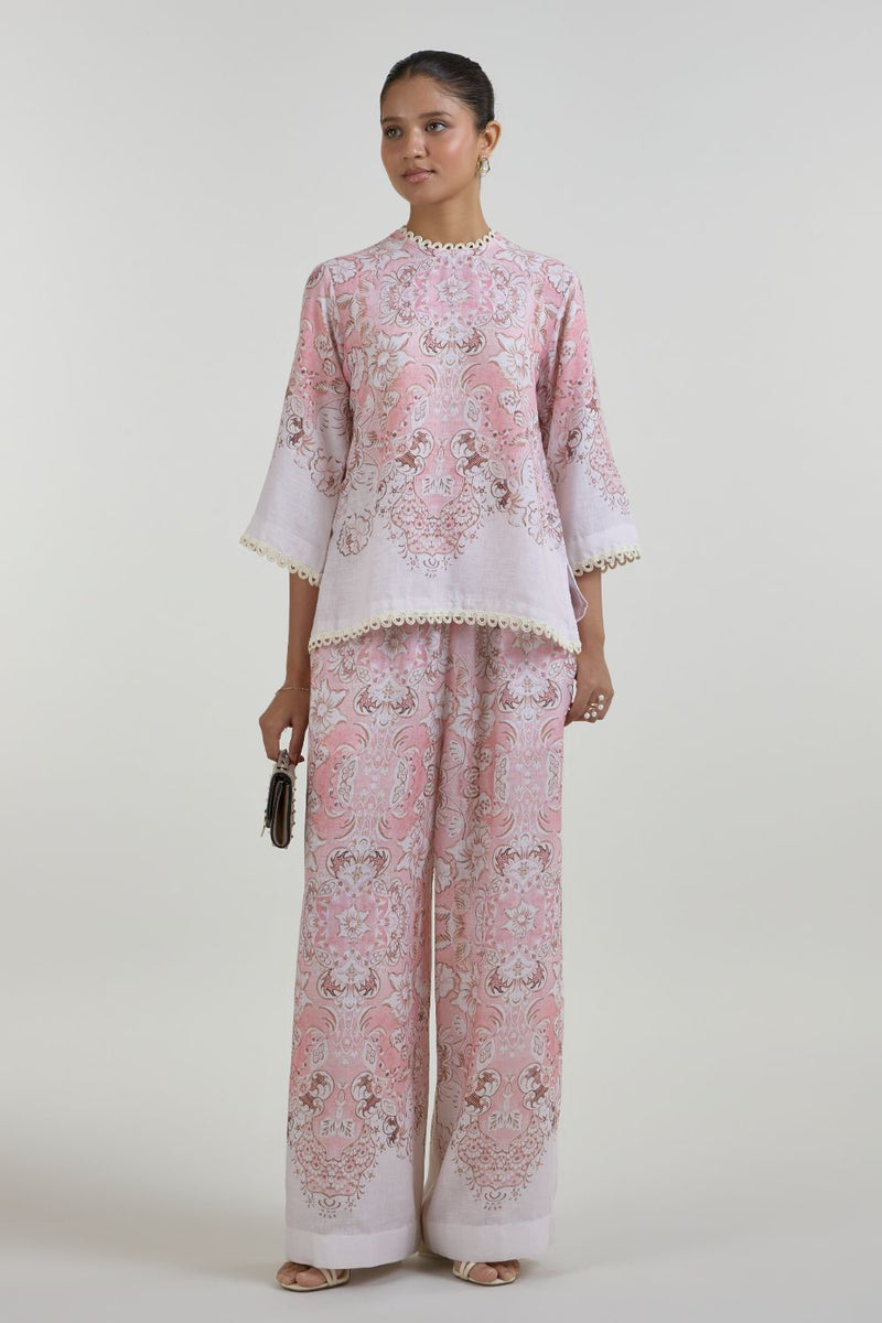 Anna Tunic set linen co-ord set by SOBARIKO for women in Singapore