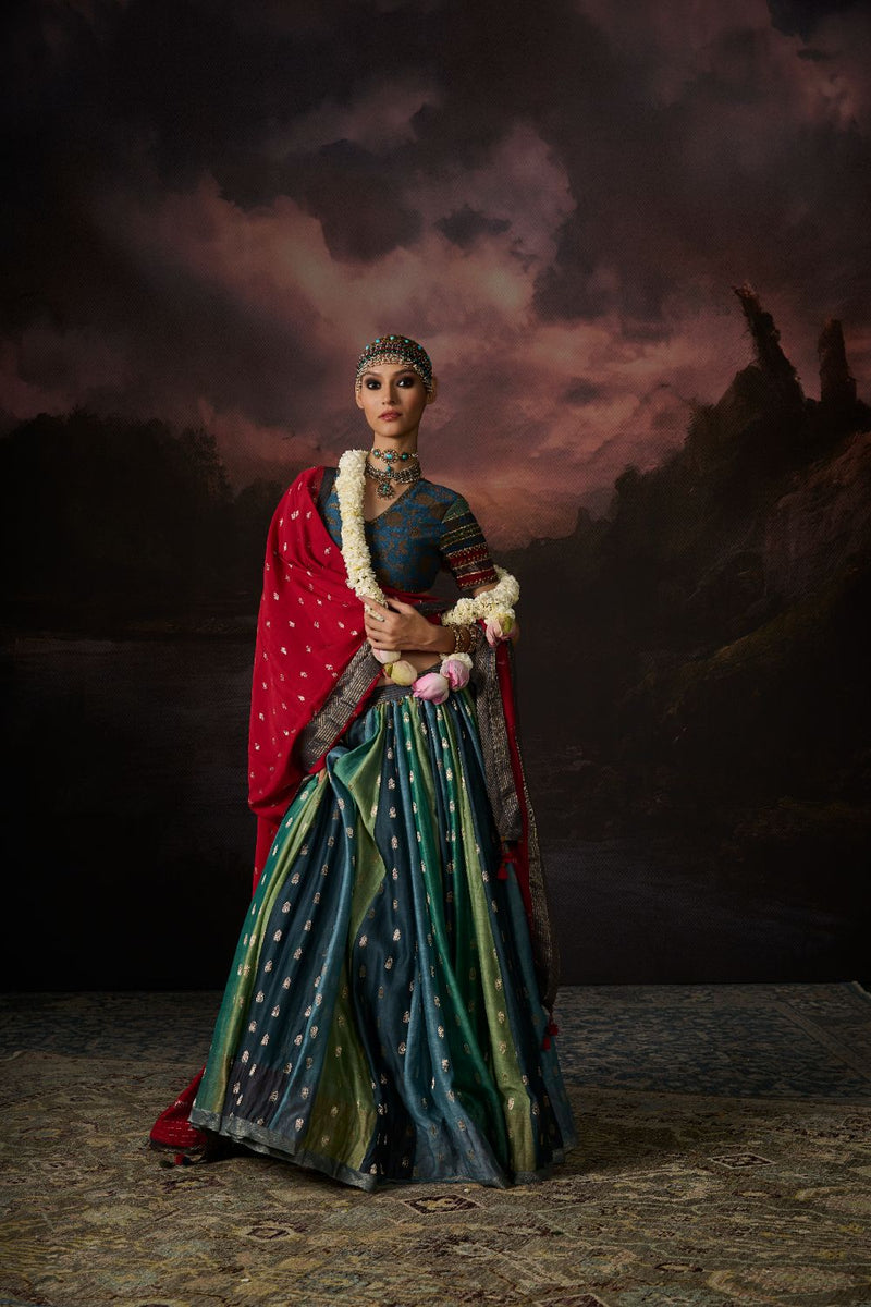 SOHA DUPATTA by SWATTI KAPOOR in red color for women in Singapore