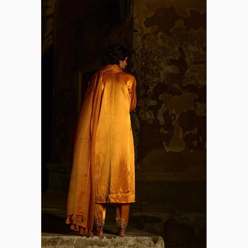Sonaa Kurta Set by Tokree in yellow color for women in Singapore