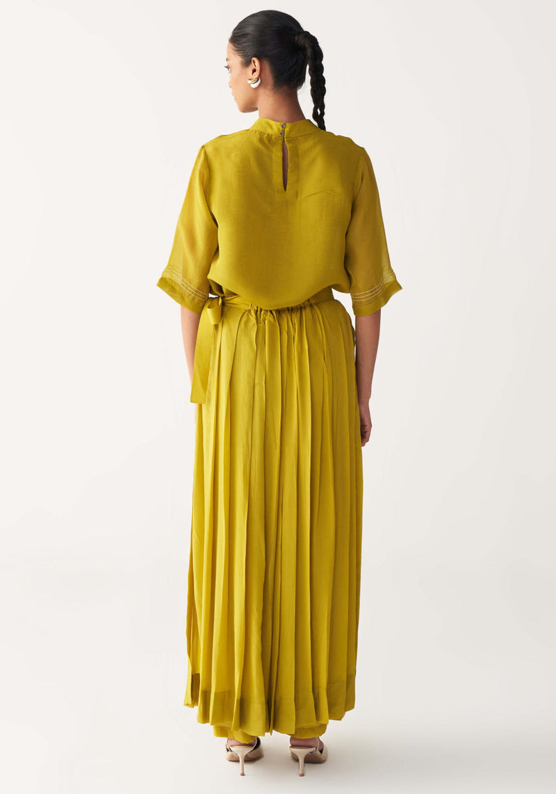 POPPY TOP-LIME organza by THREE for women in Singapore