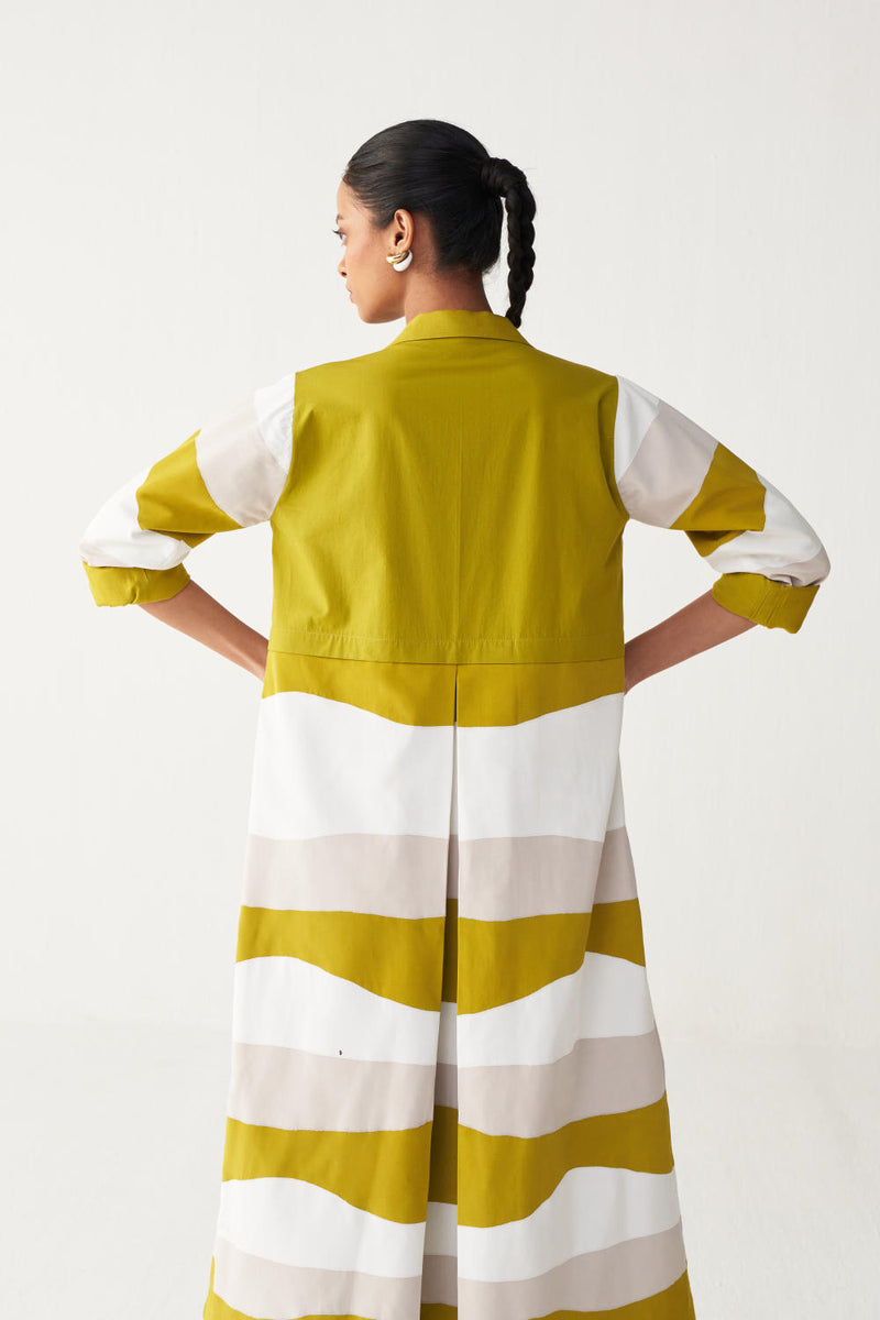 APPLIQUE JACKET-LIME by THREE for women in Singapore
