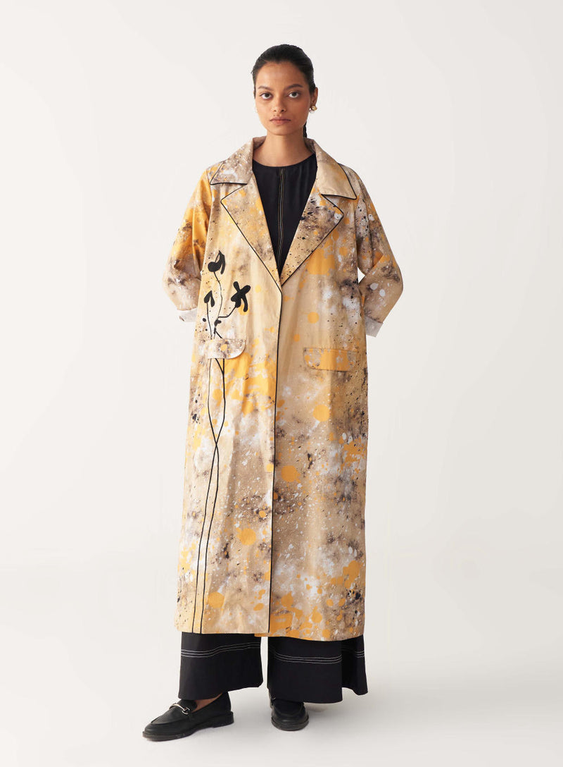 PAINTER JACKET CO-ORD-MULTICOLOR poplin by THREE in multi color for women in Singapore
