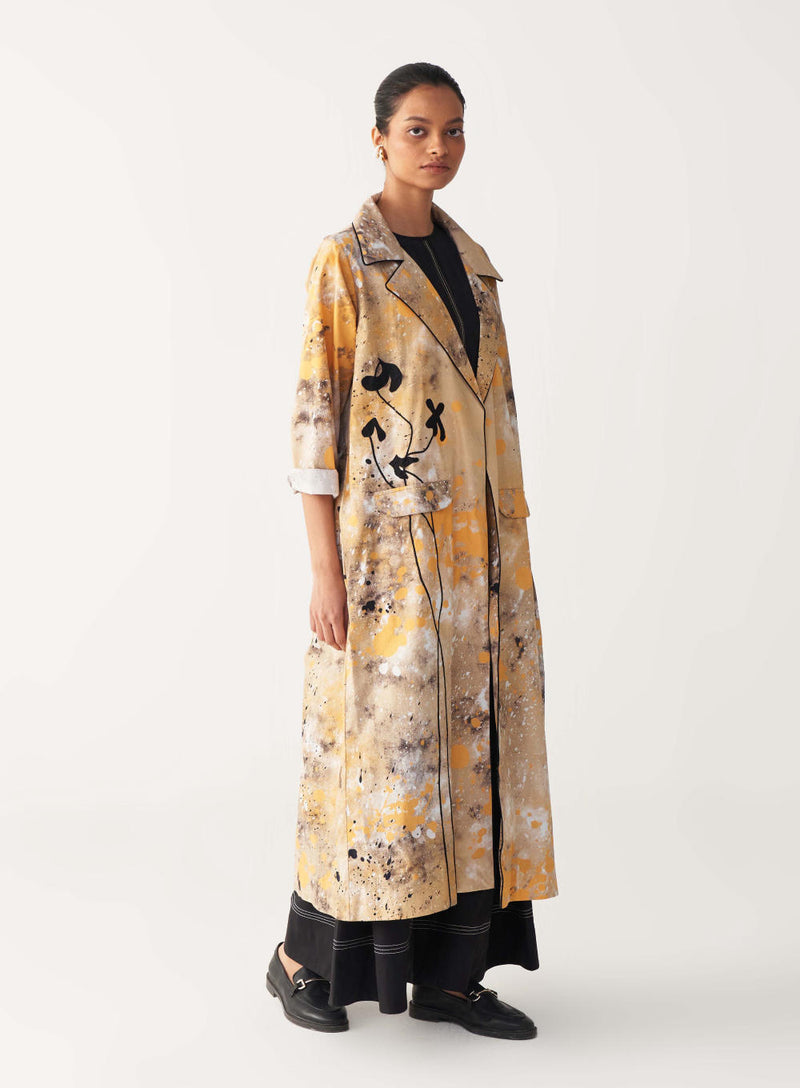 PAINTER JACKET-MULTI-COLOUR poplin by THREE in multi color for women in Singapore