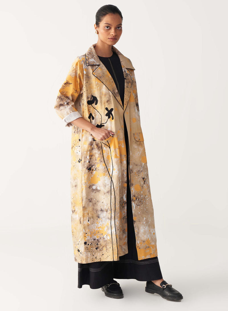 PAINTER JACKET CO-ORD-MULTICOLOR poplin by THREE in multi color for women in Singapore