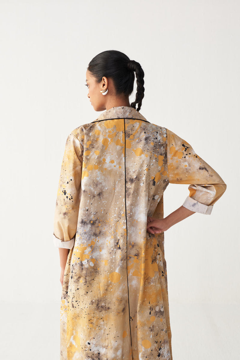 PAINTER JACKET-MULTI-COLOUR poplin by THREE in multi color for women in Singapore