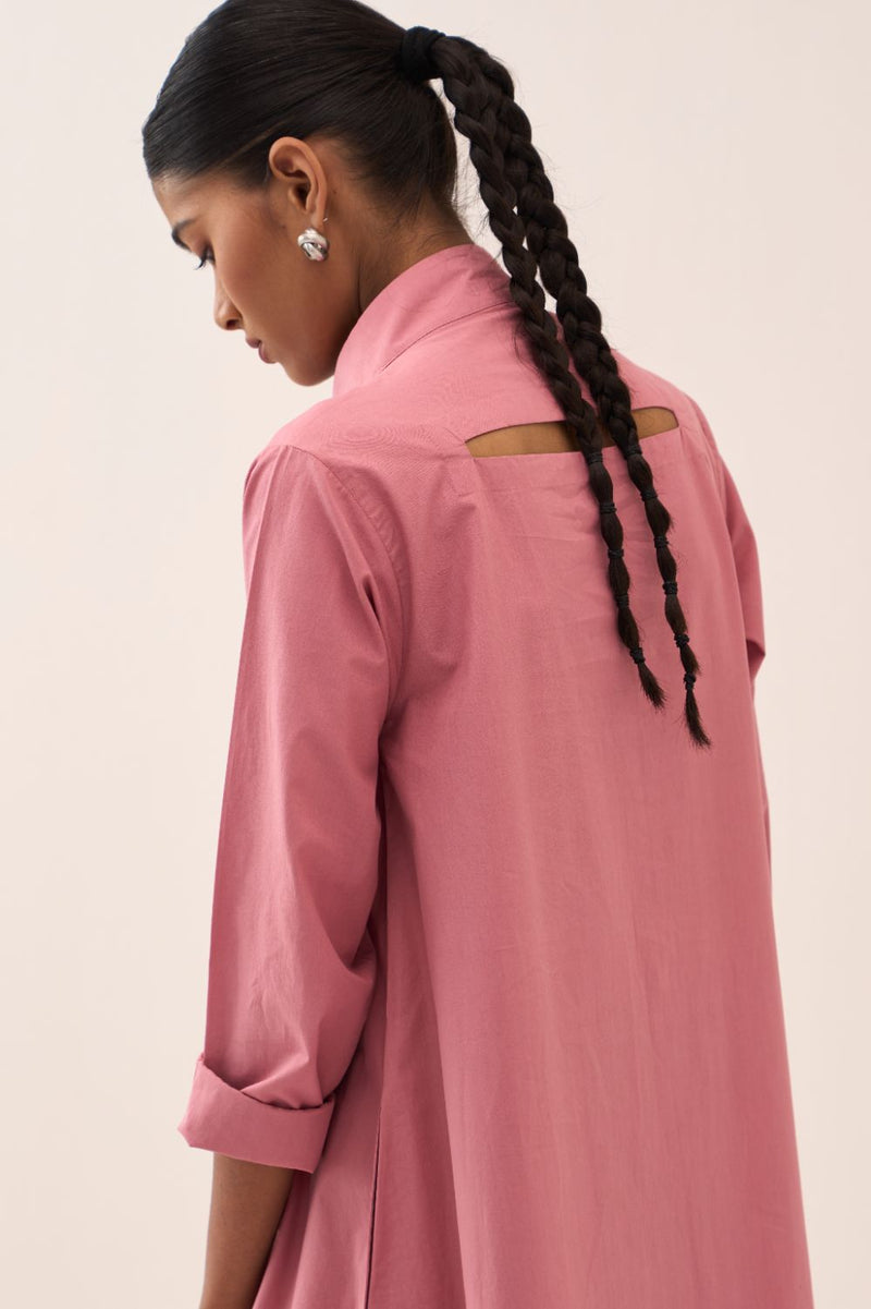 Turtle Neck Dress poplin by THREE for women in Singapore