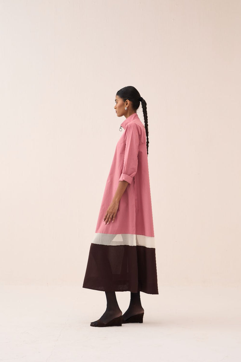Turtle Neck Dress poplin by THREE for women in Singapore