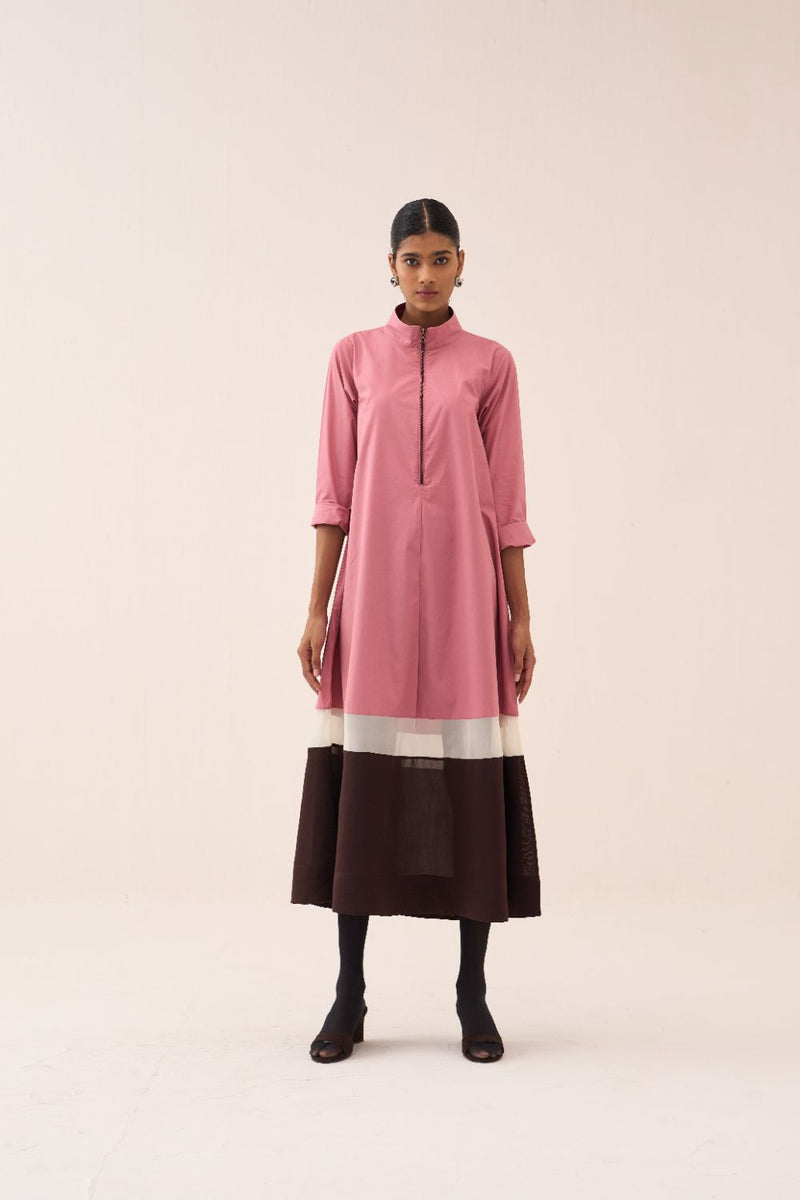 Turtle Neck Dress poplin by THREE for women in Singapore