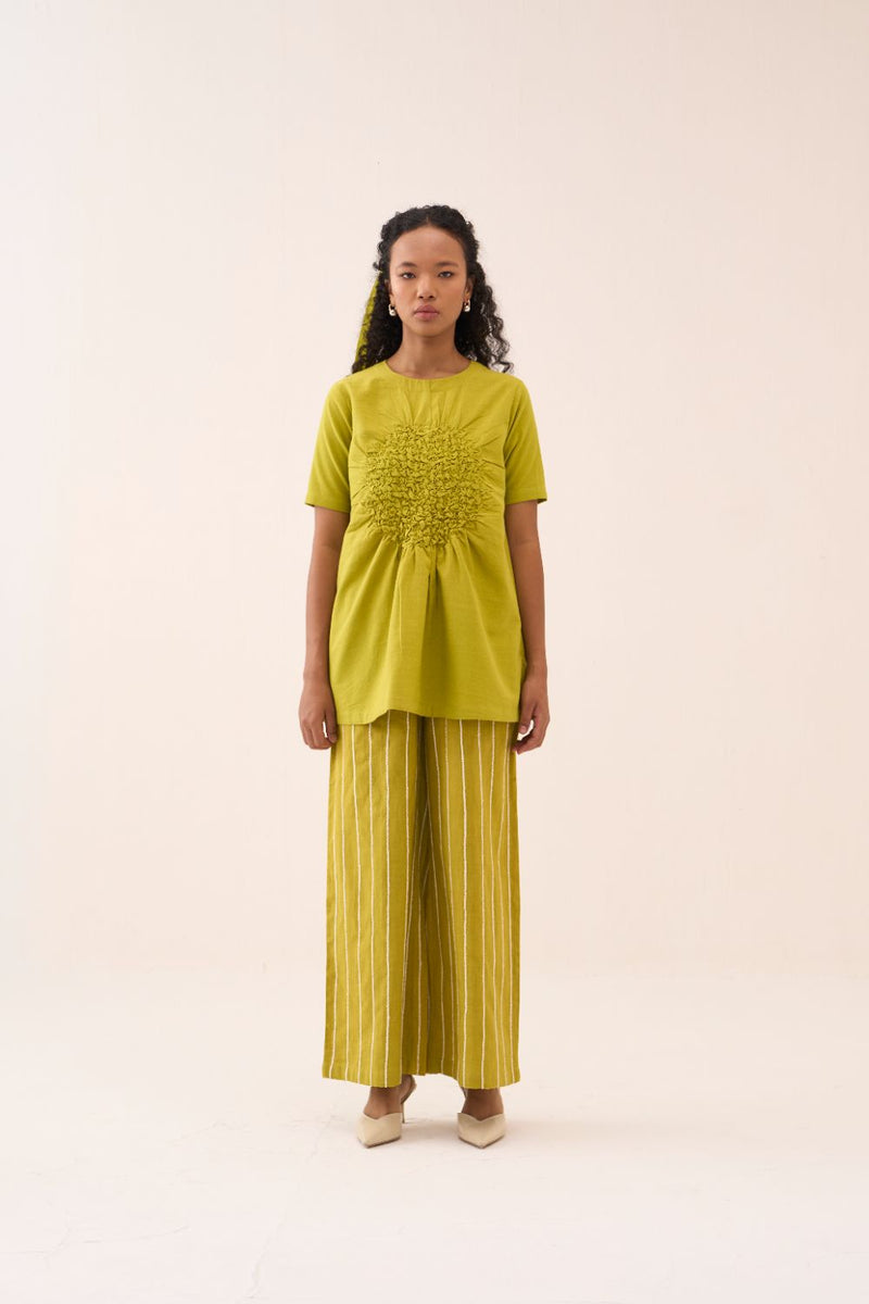 Ruching Top cotton by THREE for women in Singapore