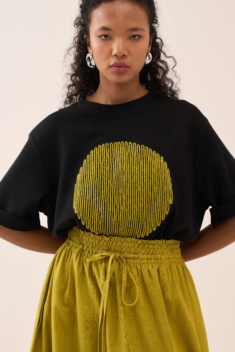 Elasticated Skirt cotton by THREE for women in Singapore