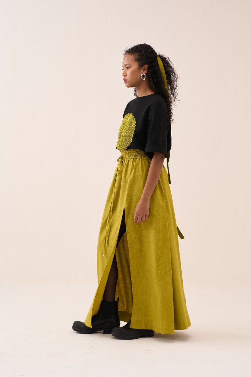 Elasticated Skirt cotton by THREE for women in Singapore