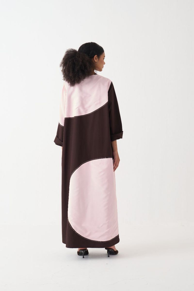Moon Jacket Co-Ord (Set Of 3) poplin by THREE in brown color for women in Singapore