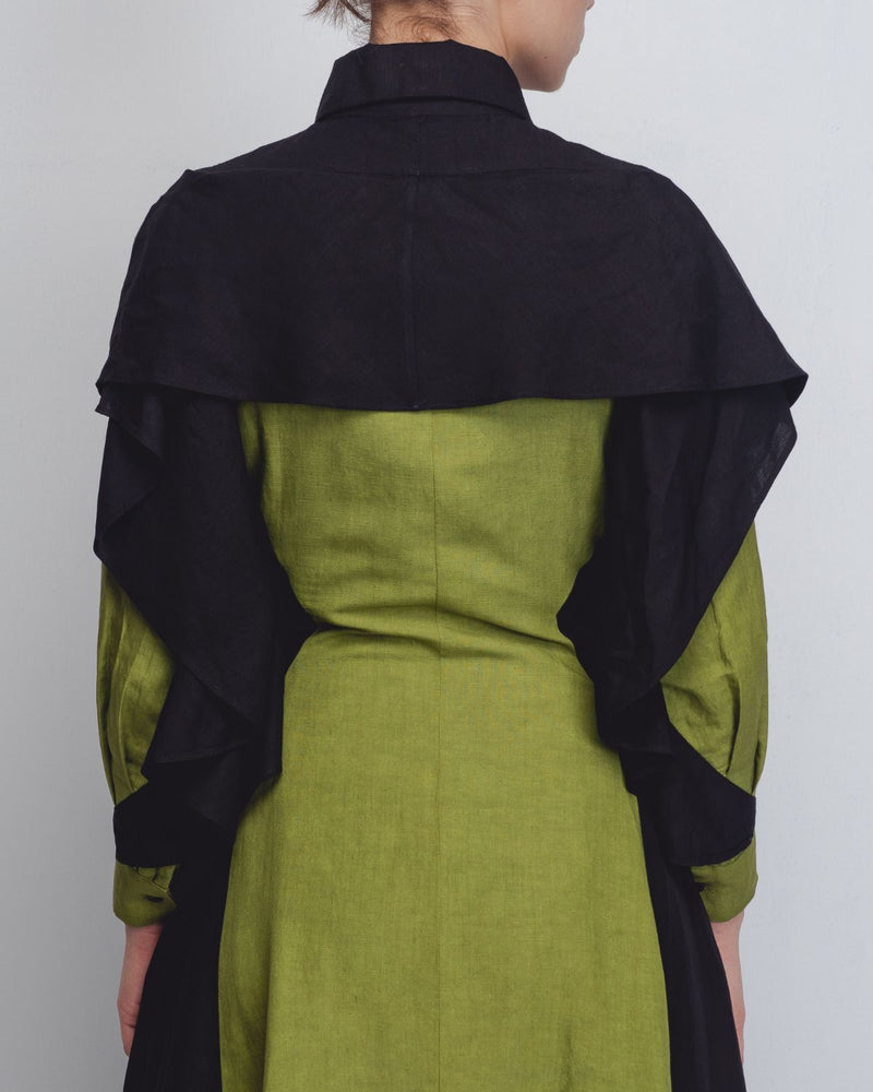 Strella Colourblocked Dress - Parrot Green + Black Buy Strella Colourblocked Dress - Parrot Green + Black from C&W | Dresses for Women by Leh Studios in green color for women in Singapore
