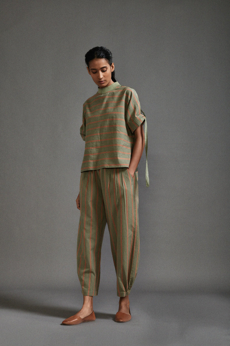 Safari Ekin Set cotton by Mati in green color for women in Singapore