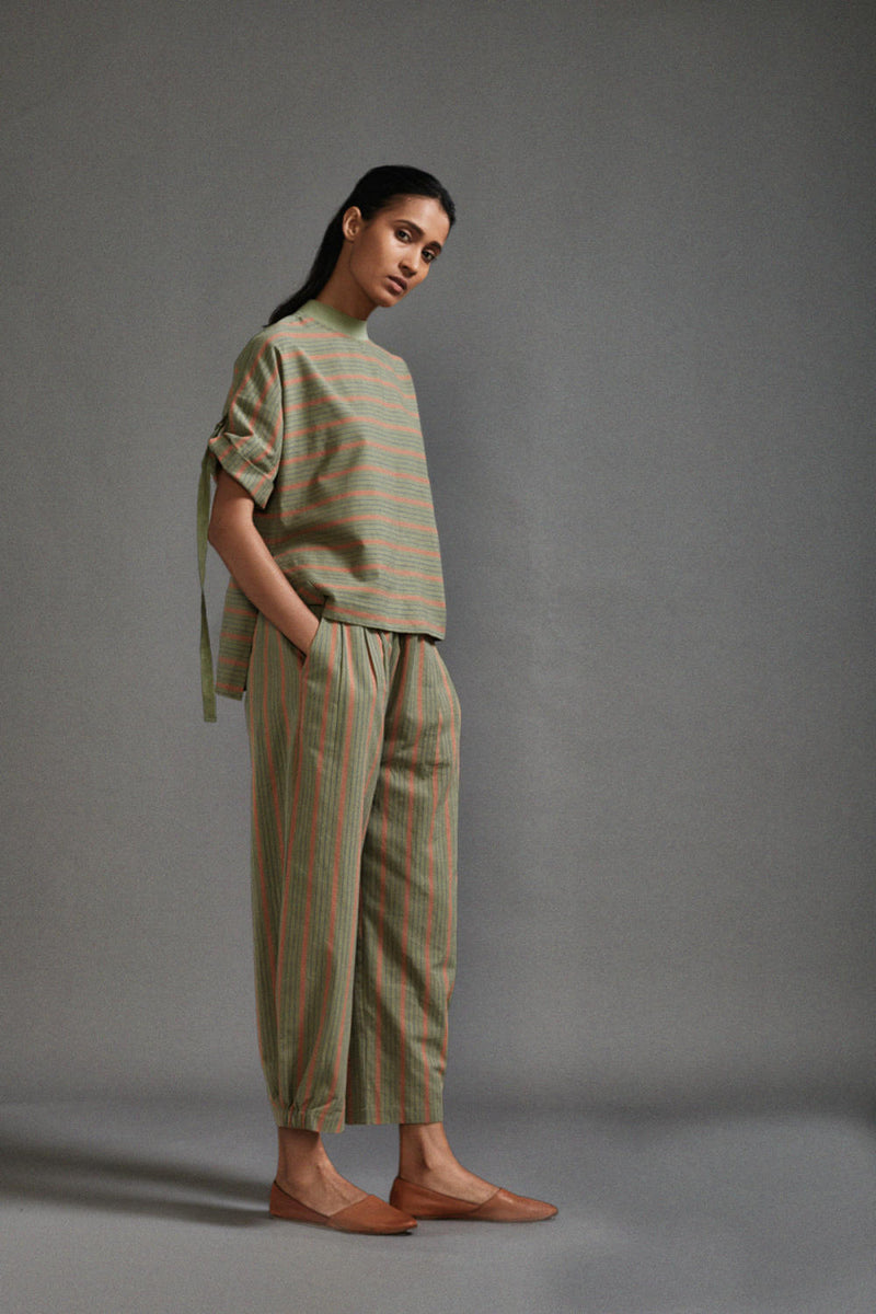 Safari Ekin Set cotton by Mati in green color for women in Singapore